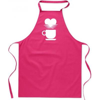 Povidlo.cz Zástěra Love Kafe Purpurová