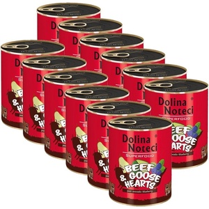 Dolina Noteci Superfood Говеждо & Гъши сърца 12 x 400 г