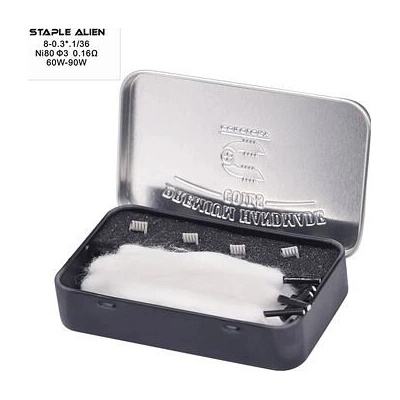 Coilology Předmotané spirálky Handcrafted Sandvik Stalien Ni80 4ks 8-.1*.3/36