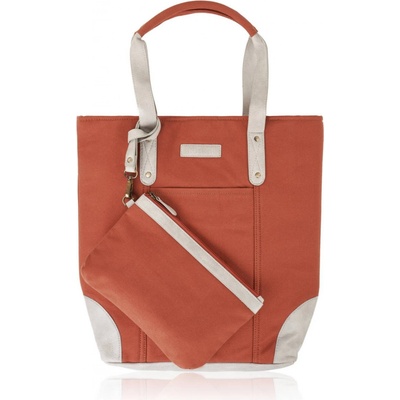 Paolo Peruzzi Shopper taška + kozmetická taštička E-23-OR oranžová