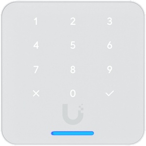 Ubiquiti Ubiquity UA-G3-Flex-W - NFC четец на карти от трето поколение с клавиатура и поддръжка на Touch Pass, бял UA-G3-FLEX-W (UA-G3-FLEX-W)