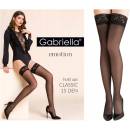 Gabriella Samodržiace calze nero černá