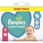 Pampers Active Baby Size 4 еднократни пелени 9-14 kg 76 бр