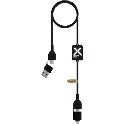 SCX.design C32 60 W nabíjací s prepínačom a podsvieteným logom černý