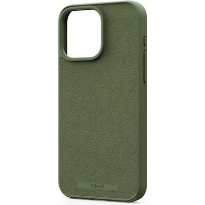 Púzdro Njord Suede MagSafe iPhone 15 Pro Max Olive
