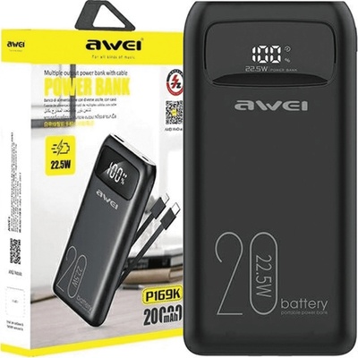 AWEI P169K 20000mAh černá