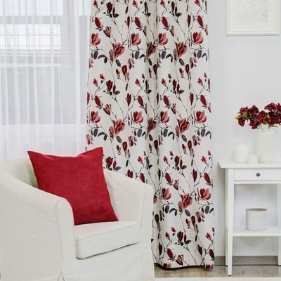 Blossom záves 140 cm bordový