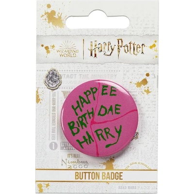 Distrineo Odznak Harry Potter Happee Birthdae Harry