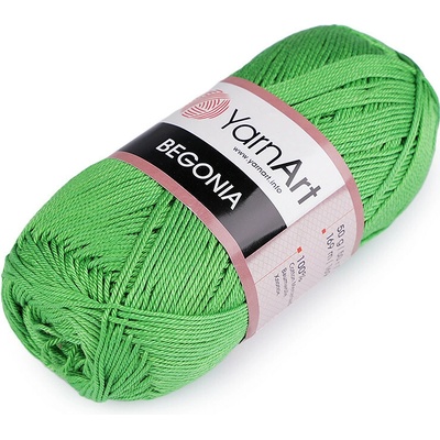 Stoklasa Bavlněná pletací příze Begonia 50 g Balení: 1 ks, Varianta: 14 (6332) zelená pastelová 14 (6332) zelená pastelová