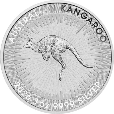 Perth Mint Strieborná minca Kangaroo 2026 1 oz