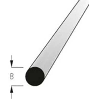 Lišta kruhová borovice prům.8mm, délka 70cm
