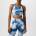 USA Pro Core Racer Back Sports Bra Ladies - Swirl Ombre