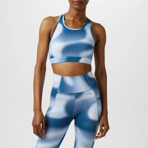 USA Pro Core Racer Back Sports Bra Ladies - Swirl Ombre