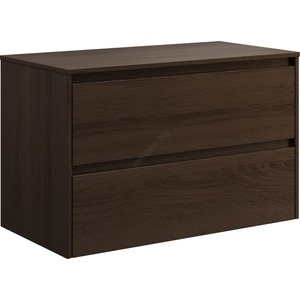 Bath Deluxe Шкаф за баня TRONDHEIM за мивка 90x57x46 см орех (BT0153)