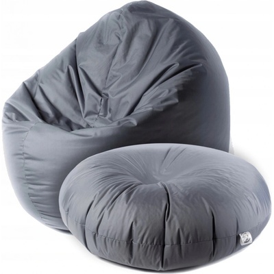 Supplies sedací vak chillout s dvojfunkciou šedej