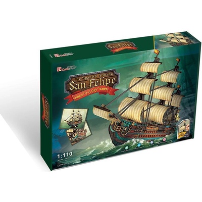 CubicFun 3D Пъзел КОРАБ THE SAN FELIPE T4017h (1002404F)