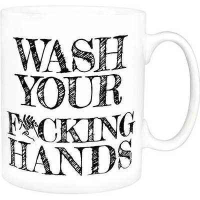 DR Keramický hrnček Wash your f * cking hands 330 ml