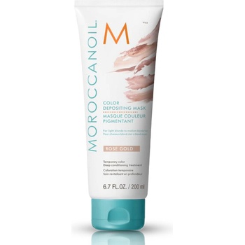 Moroccanoil Оцветяваща маска за коса цвят розово злато Color Depositing Mask Rose Gold 200мл