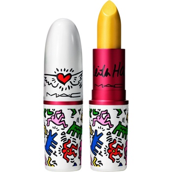 M·A·C Viva Glam X Keith Haring Longwear кремаво червило жълто 3 g