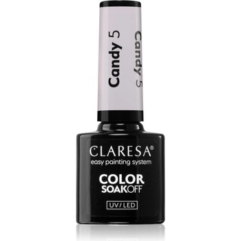 Claresa SoakOff UV/LED Color Candy гел лак за нокти цвят 5 5 гр