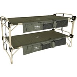 Disc-O-Bed Сгъваем шезлонг Disc-O-Bed със страничен джоб Arm-O-Bunk, OD зелен (31965B)