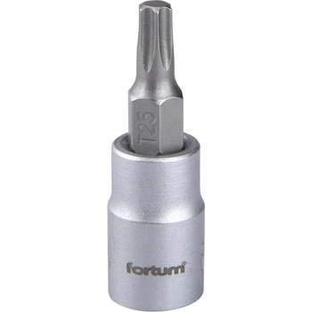 Hlavica zástrčná TORX, TX25, 1/4”, FORTUM