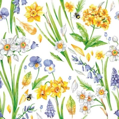 Pol-Mak Collection Ubrousek 33x33cm Spring Floral Pattern – Zbozi.Blesk.cz