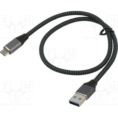 ART OEM-C2-1 USB 3.1, USB A vidlice,USB C vidlice, 1m, černo-šedý