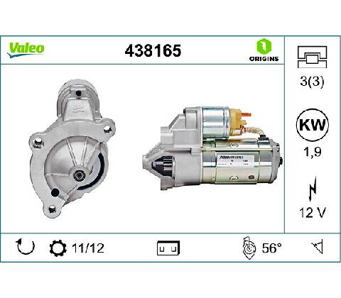 Štartér VALEO 438165