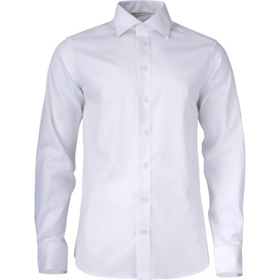 J. Harvest & Frost pánská keprová košile slim YB 50 white
