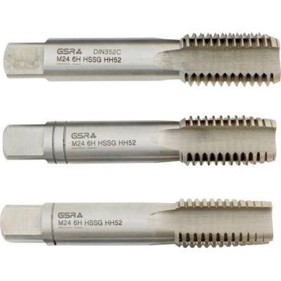 GSR B00105310 ruční závitník metrický M24 DIN 352 HSS 3 ks