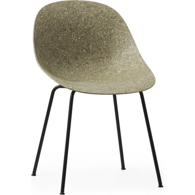 Normann Copenhagen Mat Chair morská tráva / čierna oceľ