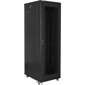Lanberg rack cabinet 19" 42U - 800x800 self-assembly flat pack with mesh door (FF01-8842-23B)