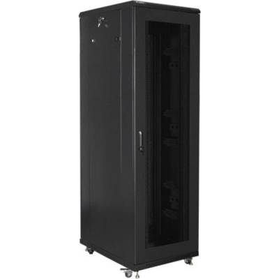Lanberg rack cabinet 19" 42U - 800x800 self-assembly flat pack with mesh door (FF01-8842-23B)