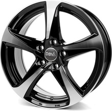 DBV 5SP 001 6x15 5x100 ET38 black polished