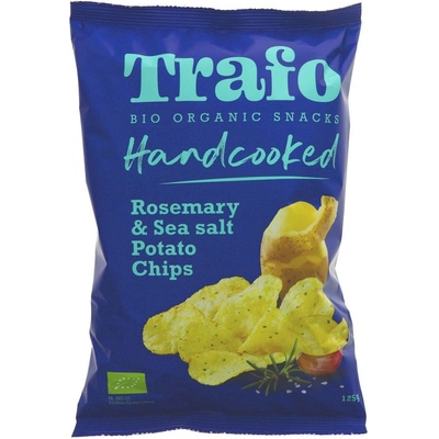 TRAFO Bio Kotlíkové brambůrky s rozmarýnem a himalájskou solí 125 g