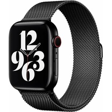 Eternico Elegance Milanese na Apple Watch 42 mm/44 mm/45 mm/Ultra 49 mm black AET-AWMNS-bl-42