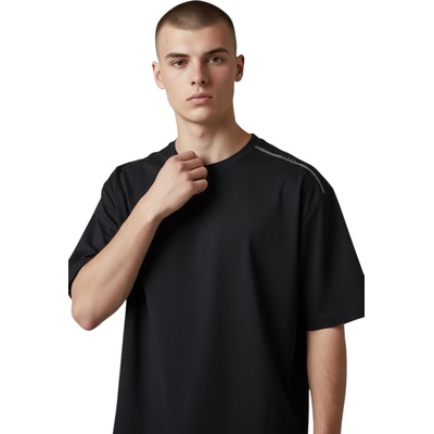Nova stil Pánské tričko s krátkým rukávem FUGU Černá