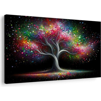 Obraz magický strom života v barvách - 90x60