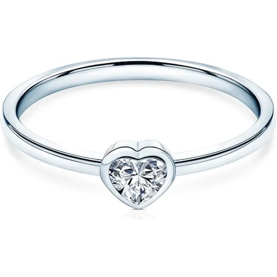 SAVICKI Годежен пръстен Pure: бяло злато, диамант