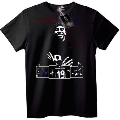 NOONEBRAND Тениска Lamine Yamal 19 Спорт - XL, Black