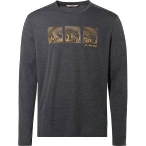 VAUDE Мъжка блуза с дълъг ръкав Vaude Rosemoor L/S T-Shirt III Longsleeve - Black / Savanna - размер XXL (216-0236-0815)