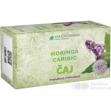 VIA ORGANIKA Moringa caribic ČAJ PRIEDUŠKOVÝ 20 x 1,5 g