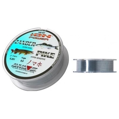 AWA-SHIMA ION POWER Zander Pike 180 m 0,22 mm – Zboží Mobilmania