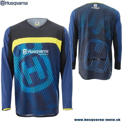 Husqvarna Railed Shirt 2023 modrý