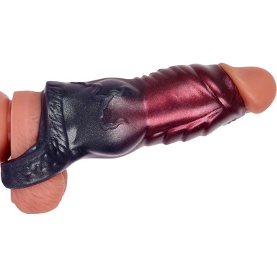 SuperLove Giant Dragon Premium Liquid Silicone Penis Sleeve – Zboží Dáma