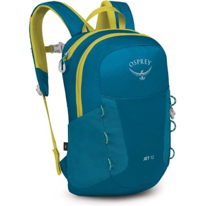 Osprey Детска детска раница Osprey Kid's Jet 12 Kids' backpack - Blue Spikemoss / Lemongrass - размер One Size (508-0704-0111)