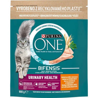 Purina ONE Bifensis Urinary Care s kuracim a psenici 0,8 kg
