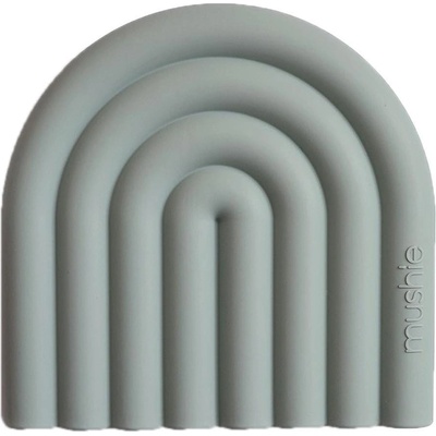 Mushie silikónové Rainbow Cambridge Blue