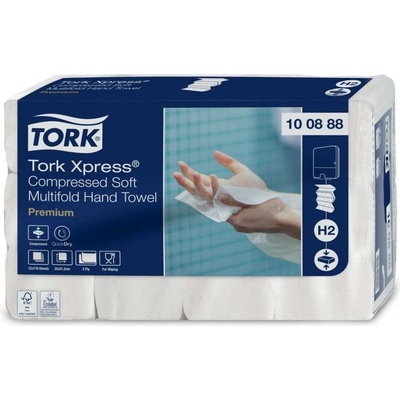 Tork Xpress Multifold, H2, 2 vrstvy, 12 x 170, 2040 útržků, 100888